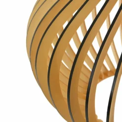 Suspension Steinhauer Smukt Hêtre, Noir, 1 lumière