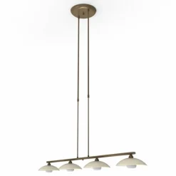 Suspension Steinhauer Souvereign LED Bronze, 4 lumières