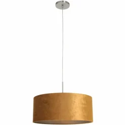 Suspension Steinhauer Sparkled Light Acier brossé, 1 lumière