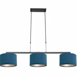 Suspension Steinhauer Stang Noir, 3 lumières