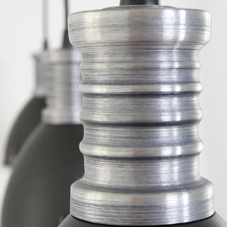 Suspension Steinhauer Storm Noir, 3 lumières