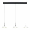 Suspension Steinhauer Tallerken LED Nickel mat, 3 lumières