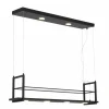 Suspension Steinhauer Tør LED Noir, 6 lumières