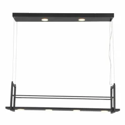 Suspension Steinhauer Tør LED Noir, 6 lumières