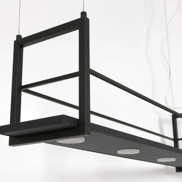 Suspension Steinhauer Tør LED Noir, 6 lumières