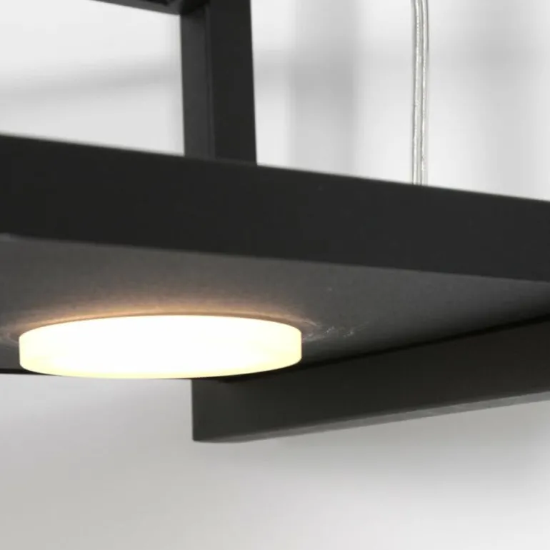 Suspension Steinhauer Tør LED Noir, 6 lumières