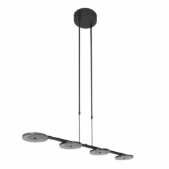 Suspension Steinhauer Turound LED Noir, 4 lumières