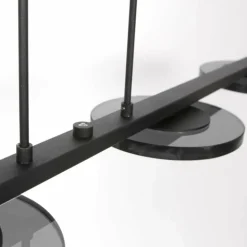 Suspension Steinhauer Turound LED Noir, 4 lumières