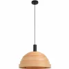 Suspension Steinhauer Veneer Noir, 1 lumière