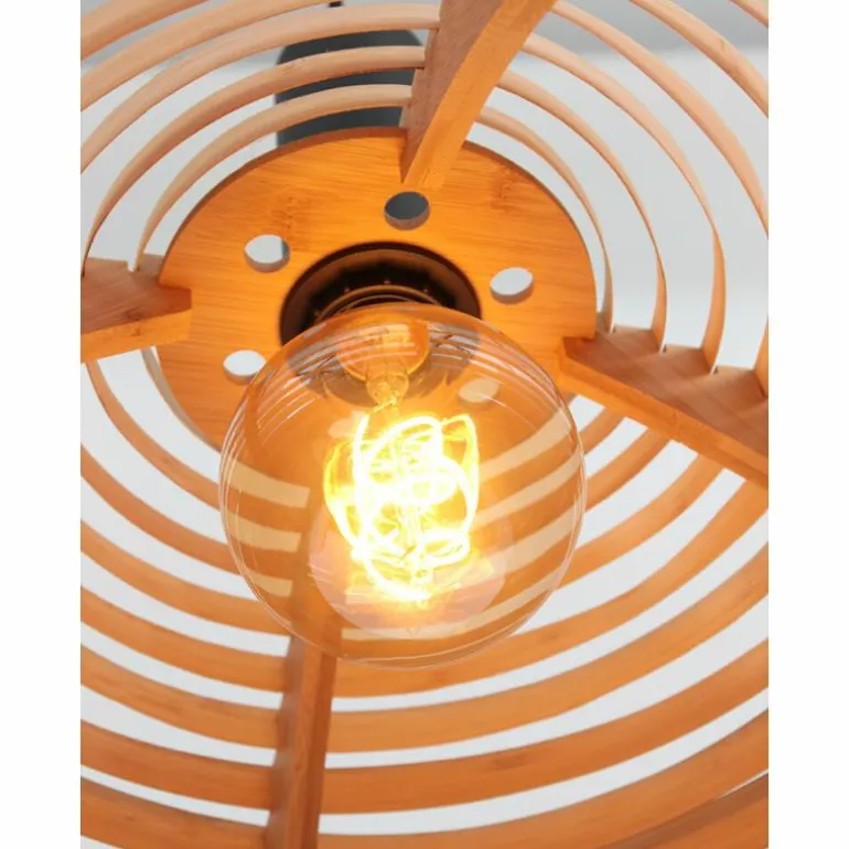 Suspension Steinhauer Veneer Noir, 1 lumière