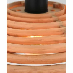 Suspension Steinhauer Veneer Noir, 1 lumière