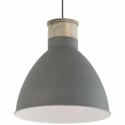 Suspension Steinhauer Vivette Gris, Bois clair, 1 lumière
