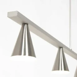 Suspension Steinhauer Vortex Noir, 5 lumières