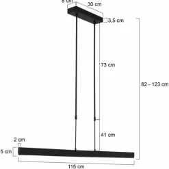 Suspension Steinhauer Zelena LED, 3 lumières