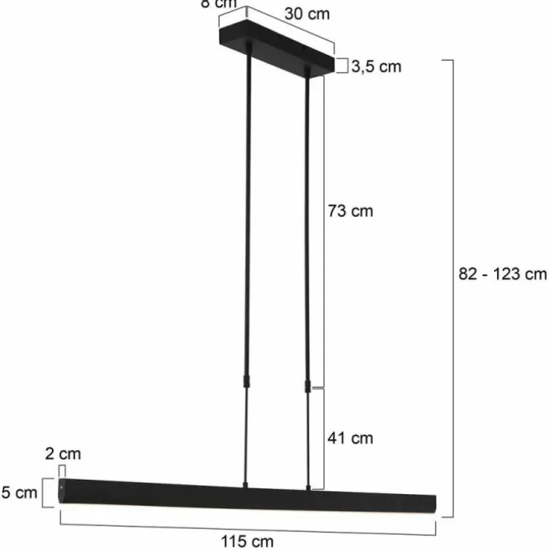 Suspension Steinhauer Zelena LED, 3 lumières
