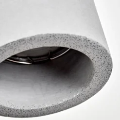 Suspension Stettler Noir, 4 lumières