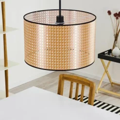 Suspension Stront Noir, 1 lumière