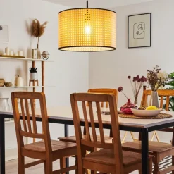 Suspension Stront Noir, 1 lumière