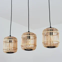 Suspension Sukhothai Noir, 3 lumières