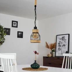 Suspension Sulzano Brun, Noir, 1 lumière