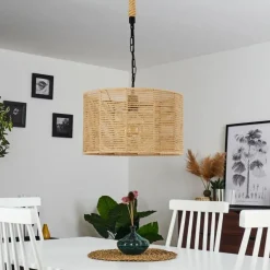 Suspension Sulzano Brun, Noir, 1 lumière