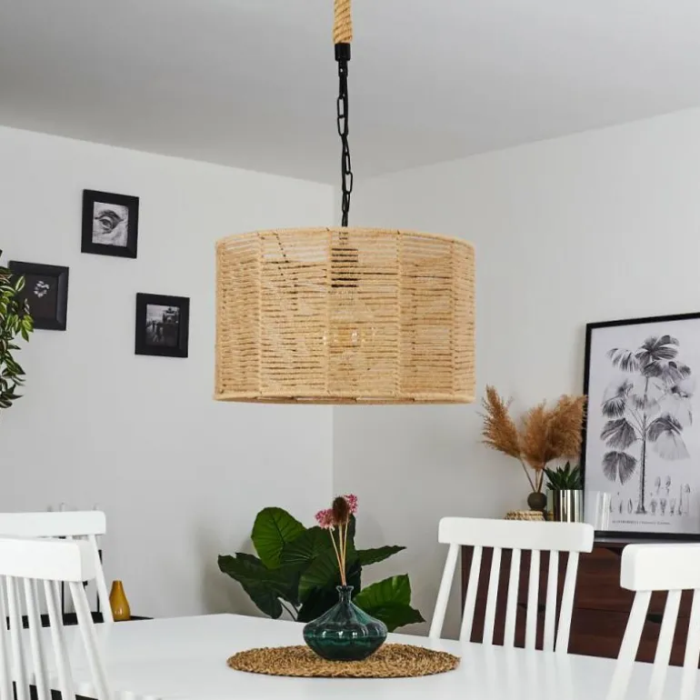 Suspension Sulzano Brun, Noir, 1 lumière