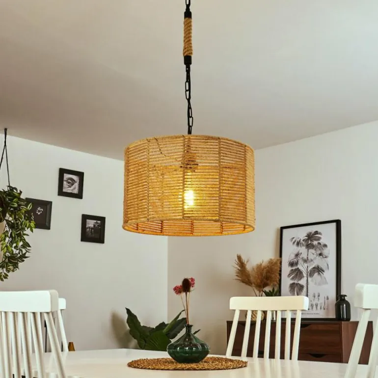 Suspension Sulzano Brun, Noir, 1 lumière