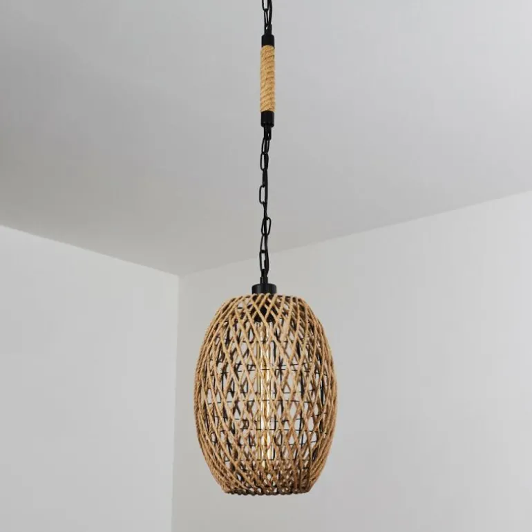 Suspension Sulzano Brun, Noir, 1 lumière