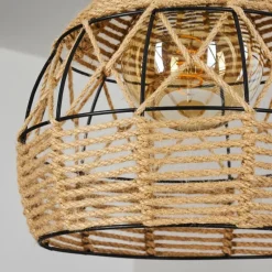 Suspension Sulzano Brun, Noir, 1 lumière