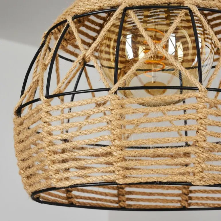 Suspension Sulzano Brun, Noir, 1 lumière