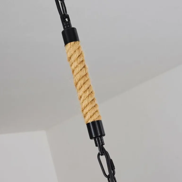 Suspension Sulzano Brun, Noir, 1 lumière