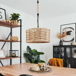 Suspension Sulzano Brun, Noir, 1 lumière