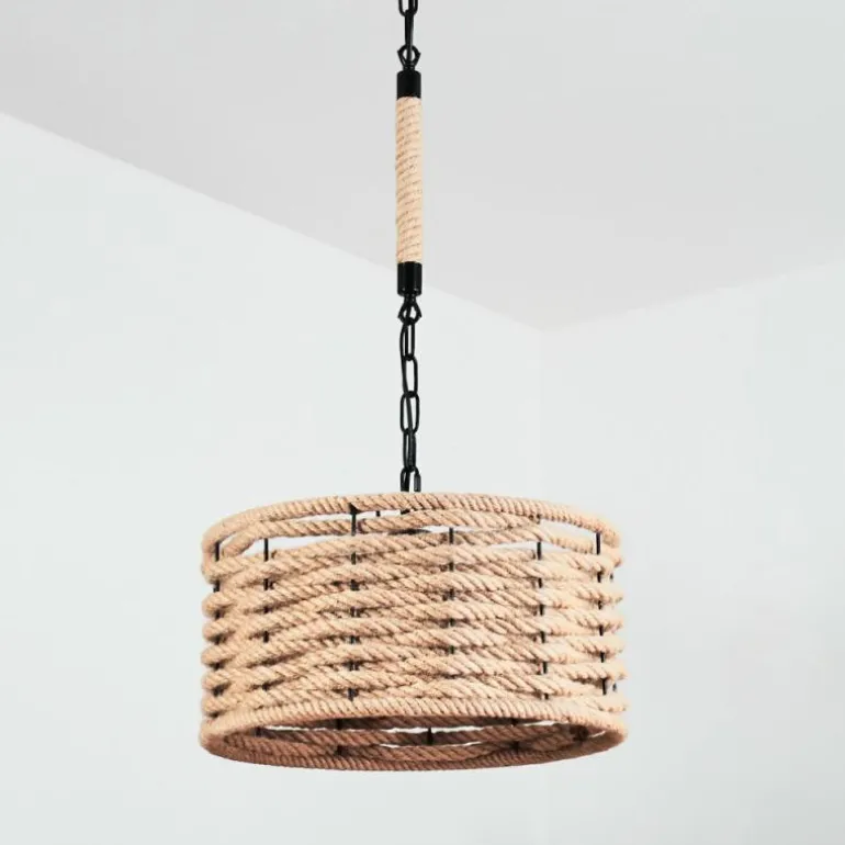 Suspension Sulzano Brun, Noir, 1 lumière