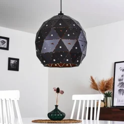 Suspension Sunasau Noir, 1 lumière