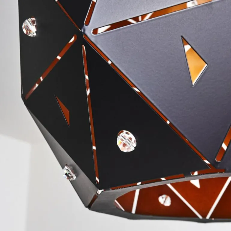 Suspension Sunasau Noir, 1 lumière