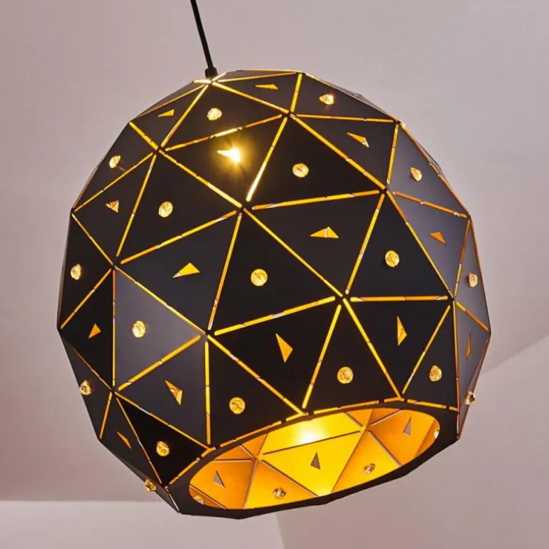 Suspension Sunasau Noir, 1 lumière