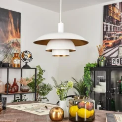 Suspension Sundet Blanc, 1 lumière