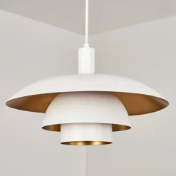 Suspension Sundet Blanc, 1 lumière