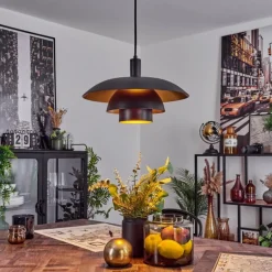 Suspension Sundet Noir, 1 lumière