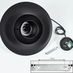 Suspension Sundet Noir, 1 lumière