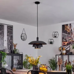 Suspension Sundet Noir, 1 lumière