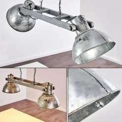 Suspension Svanfolk Gris, Rouille, 2 lumières