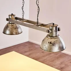 Suspension Svanfolk Gris, Rouille, 2 lumières