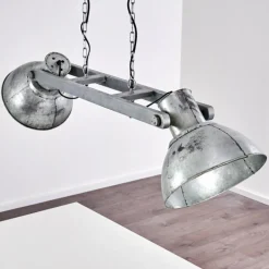 Suspension Svanfolk Gris, Rouille, 2 lumières