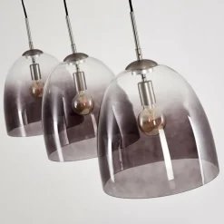 Suspension Taastrup Nickel mat, 3 lumières