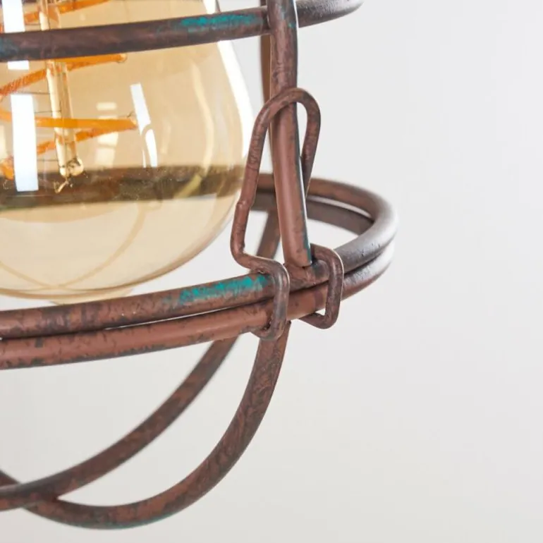 Suspension Taggia Brun, 1 lumière