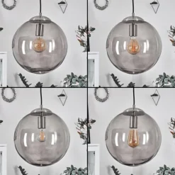 Suspension Talauta Nickel mat, 1 lumière