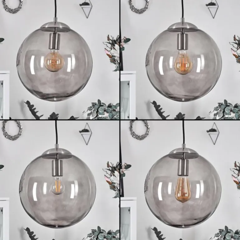 Suspension Talauta Nickel mat, 1 lumière