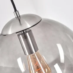 Suspension Talauta Nickel mat, 1 lumière