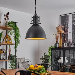 Suspension Tallaa Noir, 1 lumière